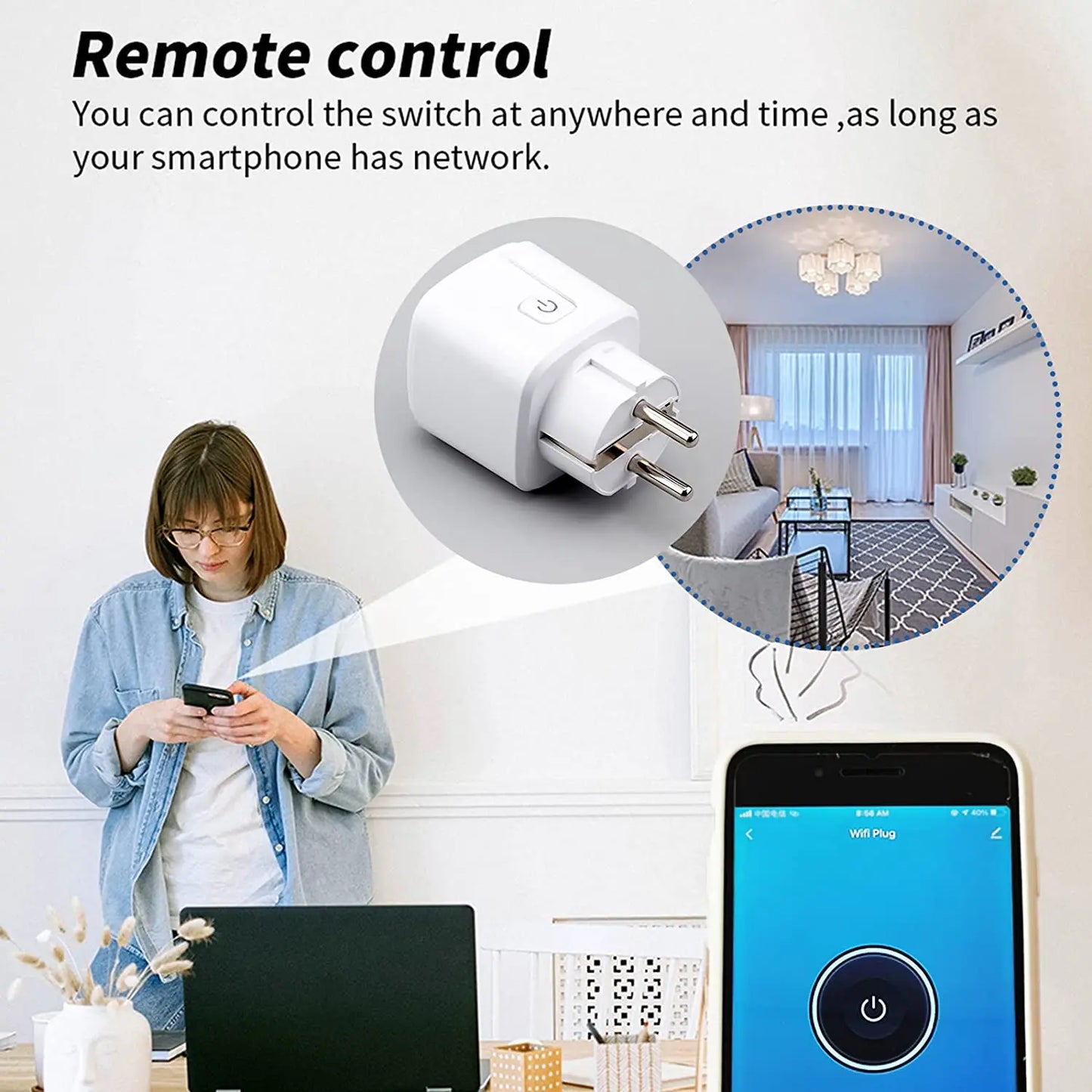 ZentraCart™ Smart Plug – Effortless Home Automation